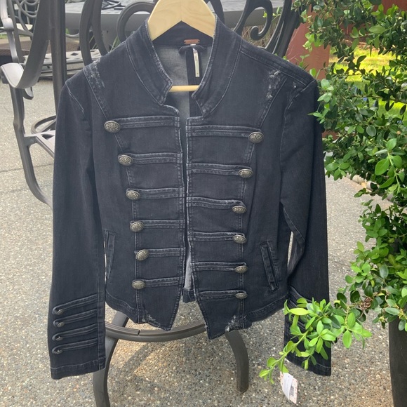 Free People Structured Military Jacket - Picture 3 of 7